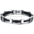 2015 neue Qualitätssilikonstahlarmbandmänner Armbandart und weisepers5onlichkeit PH822